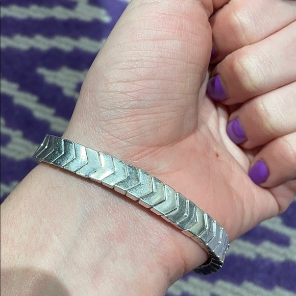 Silver beaded bracelet - Picture 4 of 5